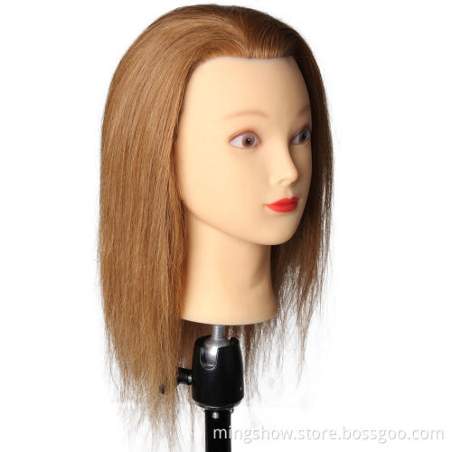 Wholesale custom 100% training hair mannequin head with wigs